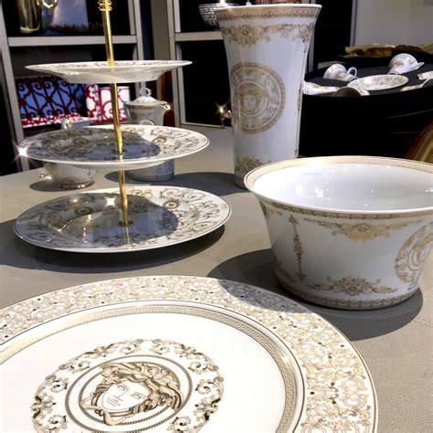 versace medusa gala|Versace dinnerware collection.